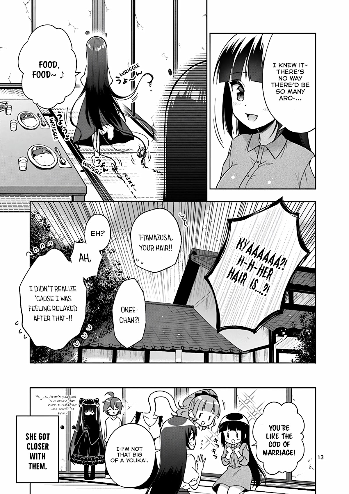 My Big Sister is Love Youkai Chapter 28 page 14 - Chapter 28: Rokuro-san isn't a severed head