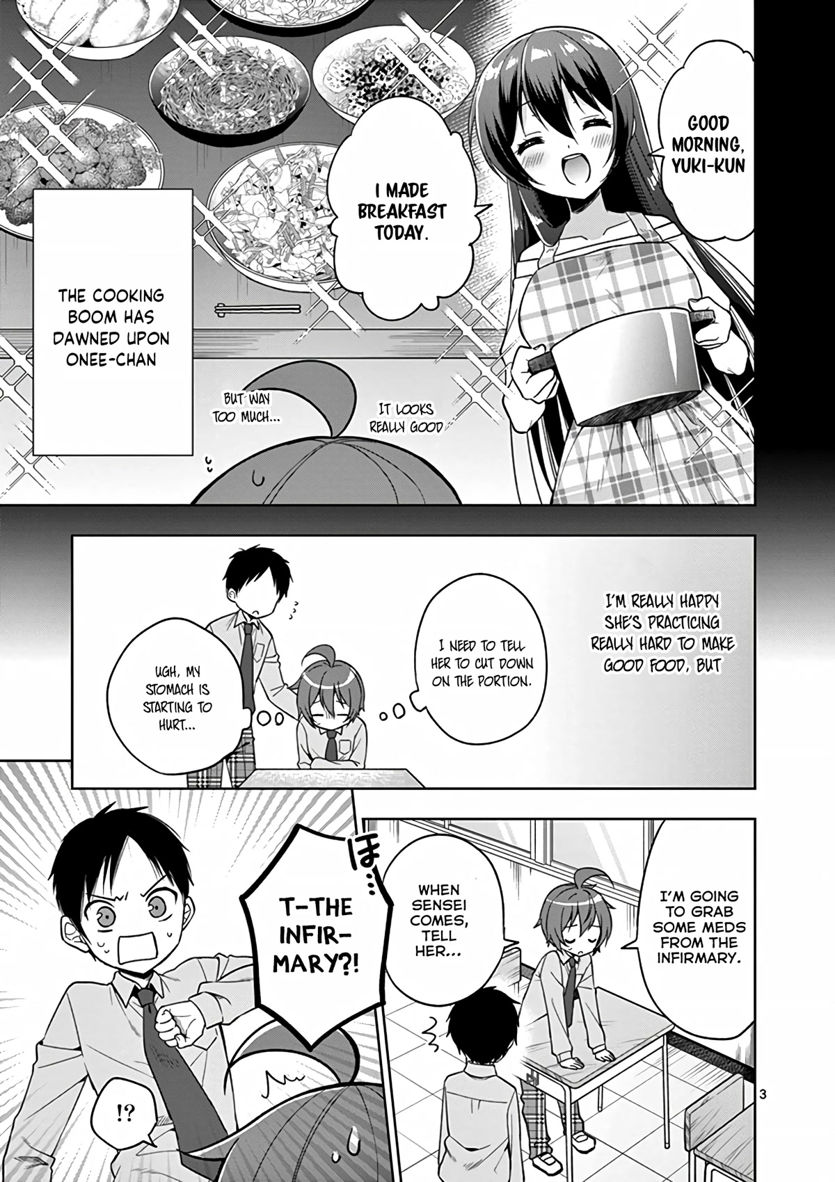 My Big Sister is Love Youkai Chapter 34 page 4 - Chapter 34: Yuki-kun is Worried