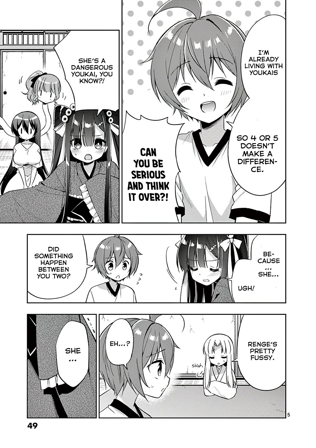 My Big Sister is Love Youkai Chapter 38 page 6 - Chapter 38: Onee-chan wants to get along