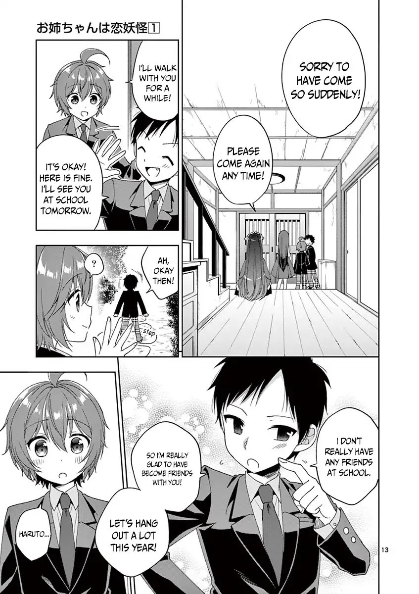 My Big Sister is Love Youkai Chapter 5 page 14 - Chapter 5: I Found a Friend