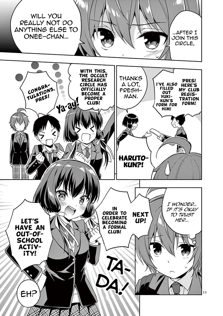 My Big Sister is Love Youkai Chapter 9 page 12 - Chapter 9: Kitou Mikoto wants club members