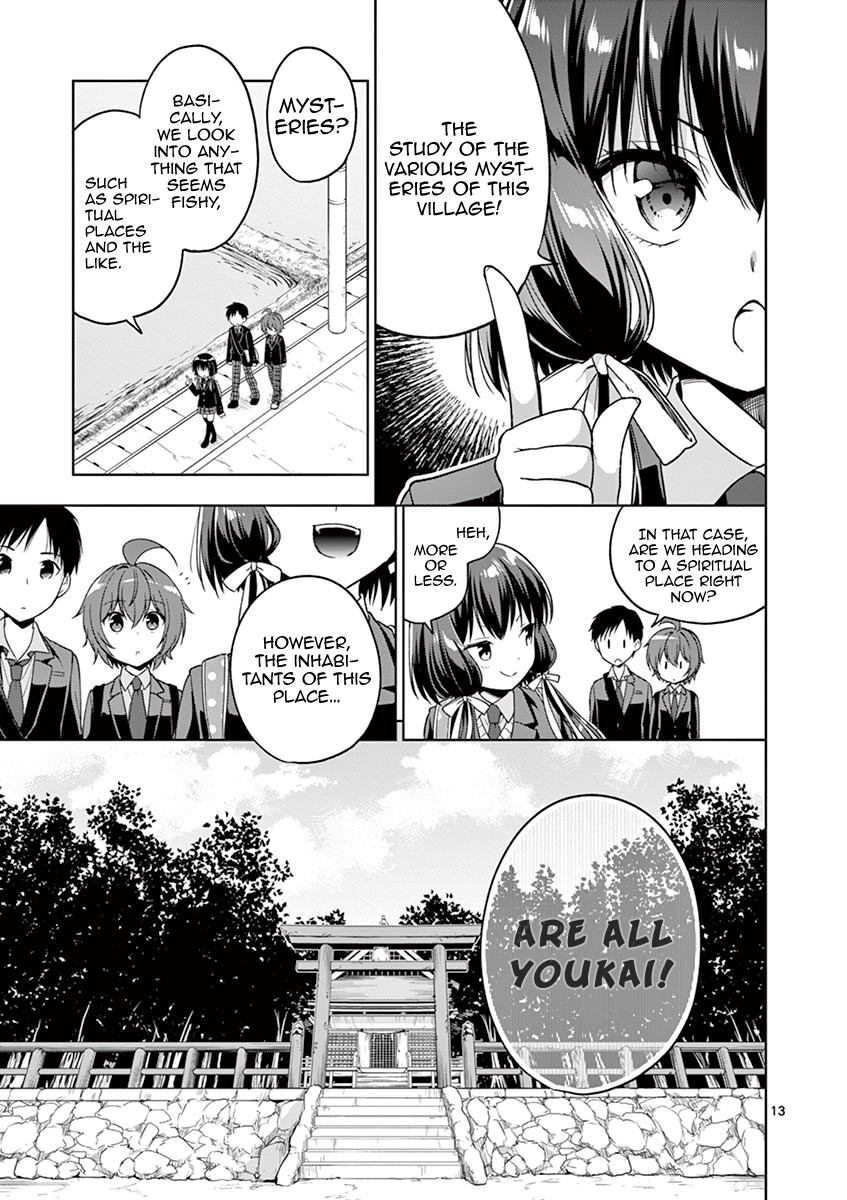 My Big Sister is Love Youkai Chapter 9 page 14 - Chapter 9: Kitou Mikoto wants club members