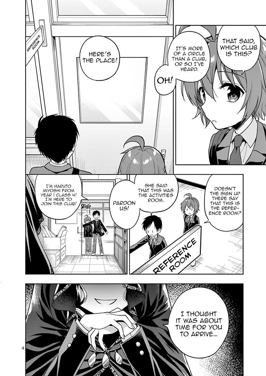 My Big Sister is Love Youkai Chapter 9 page 5 - Chapter 9: Kitou Mikoto wants club members