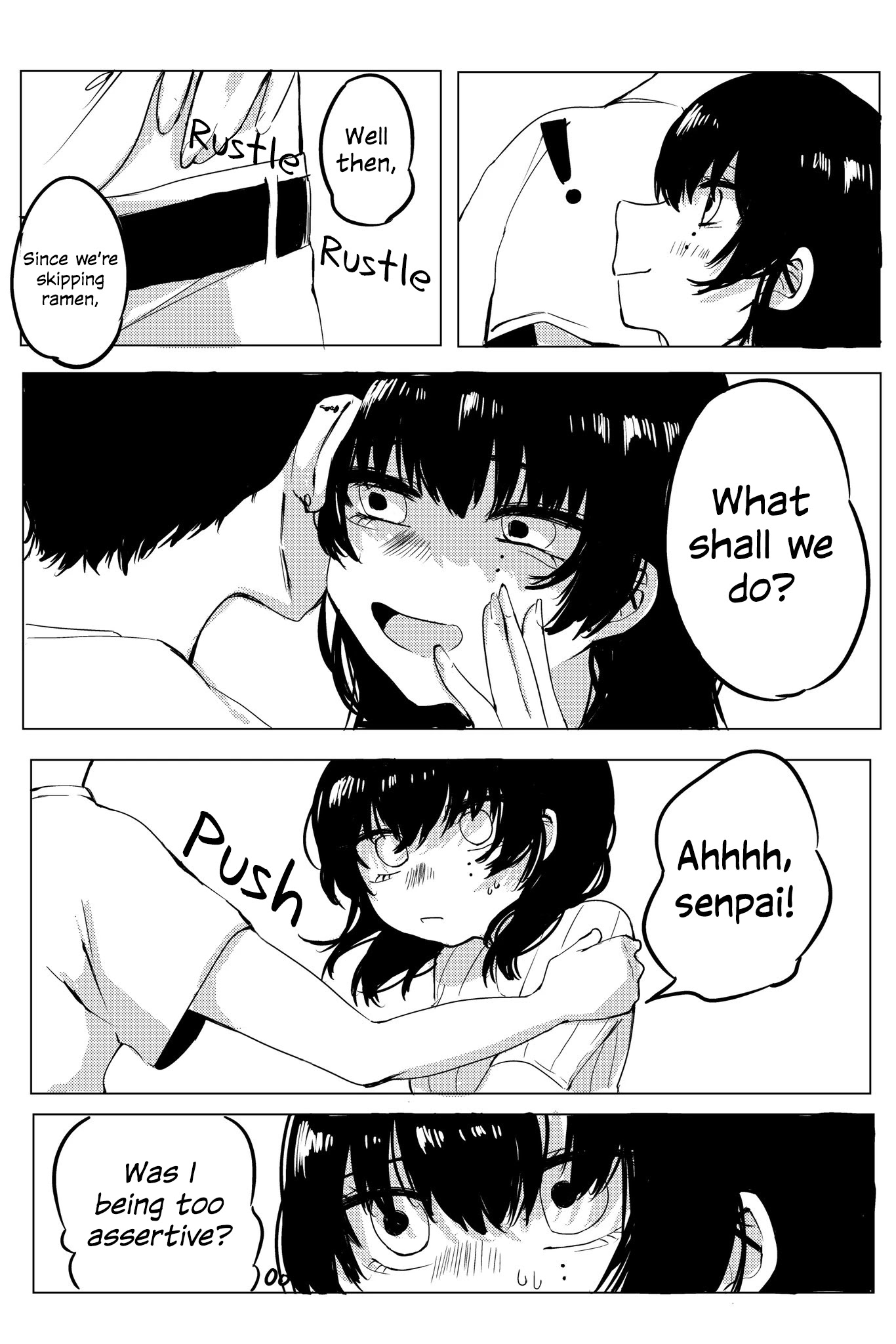 My Black Haired Senpai Wants to Mess With Me But... Chapter 2 page 3 - Chapter 2