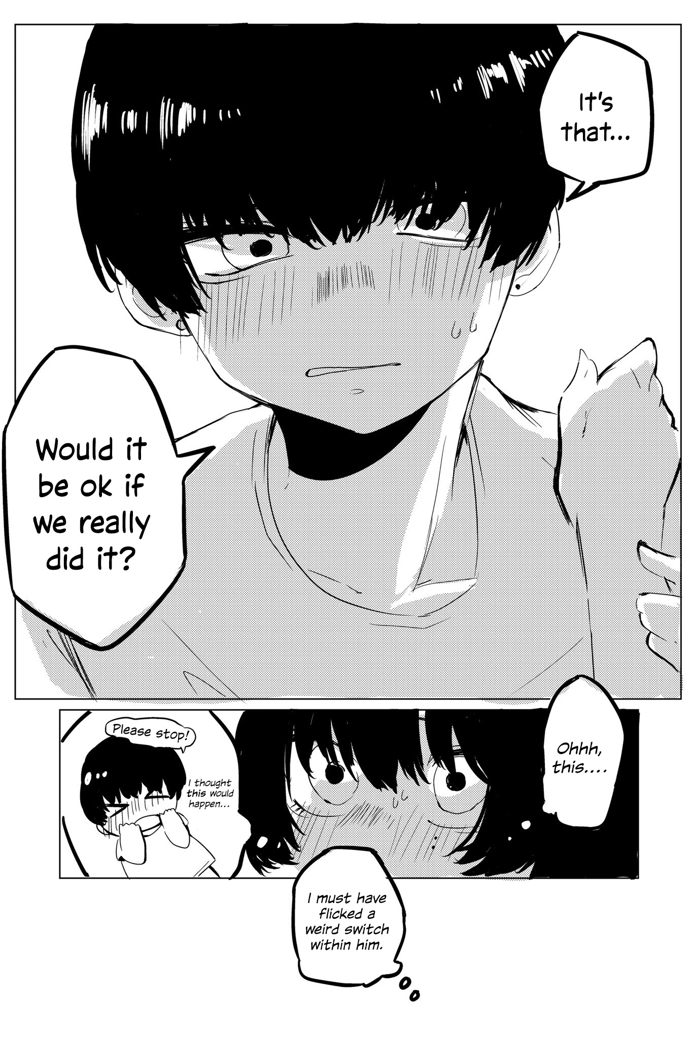 My Black Haired Senpai Wants to Mess With Me But... Chapter 2 page 4 - Chapter 2