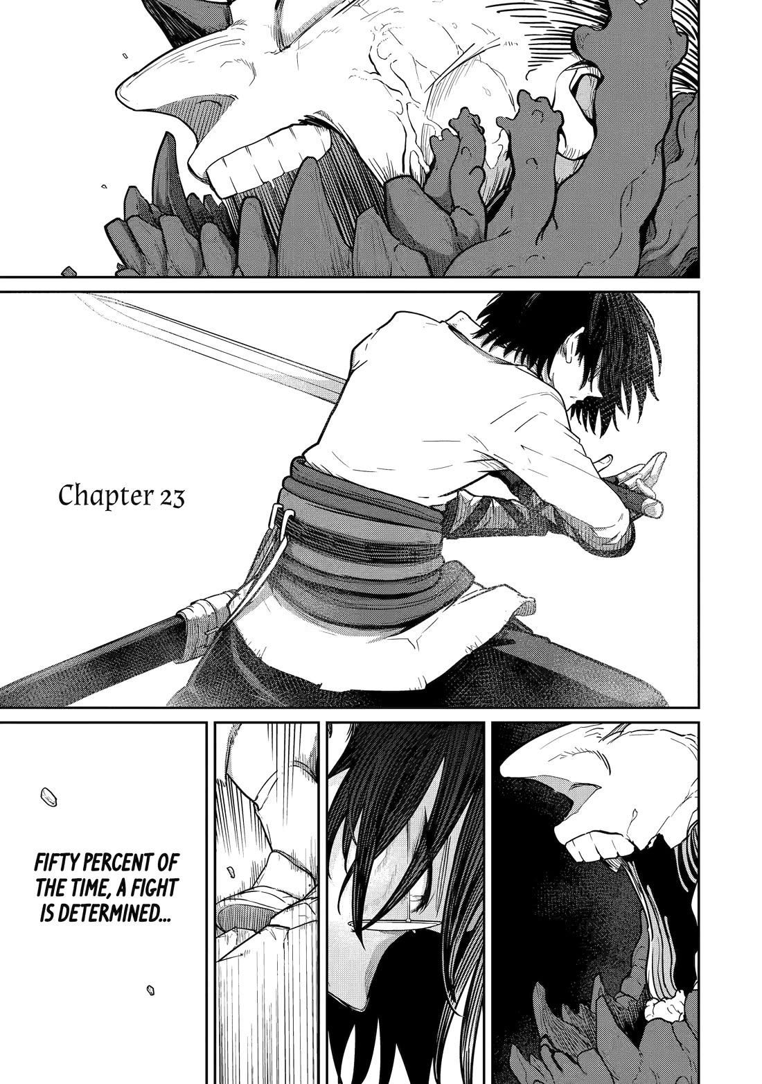 My Blade Will Lead the Way! Abandoned in a Labyrinth as a Directionally Challenged S-Rank Swordsman Chapter 23 page 1 - Chapter 23
