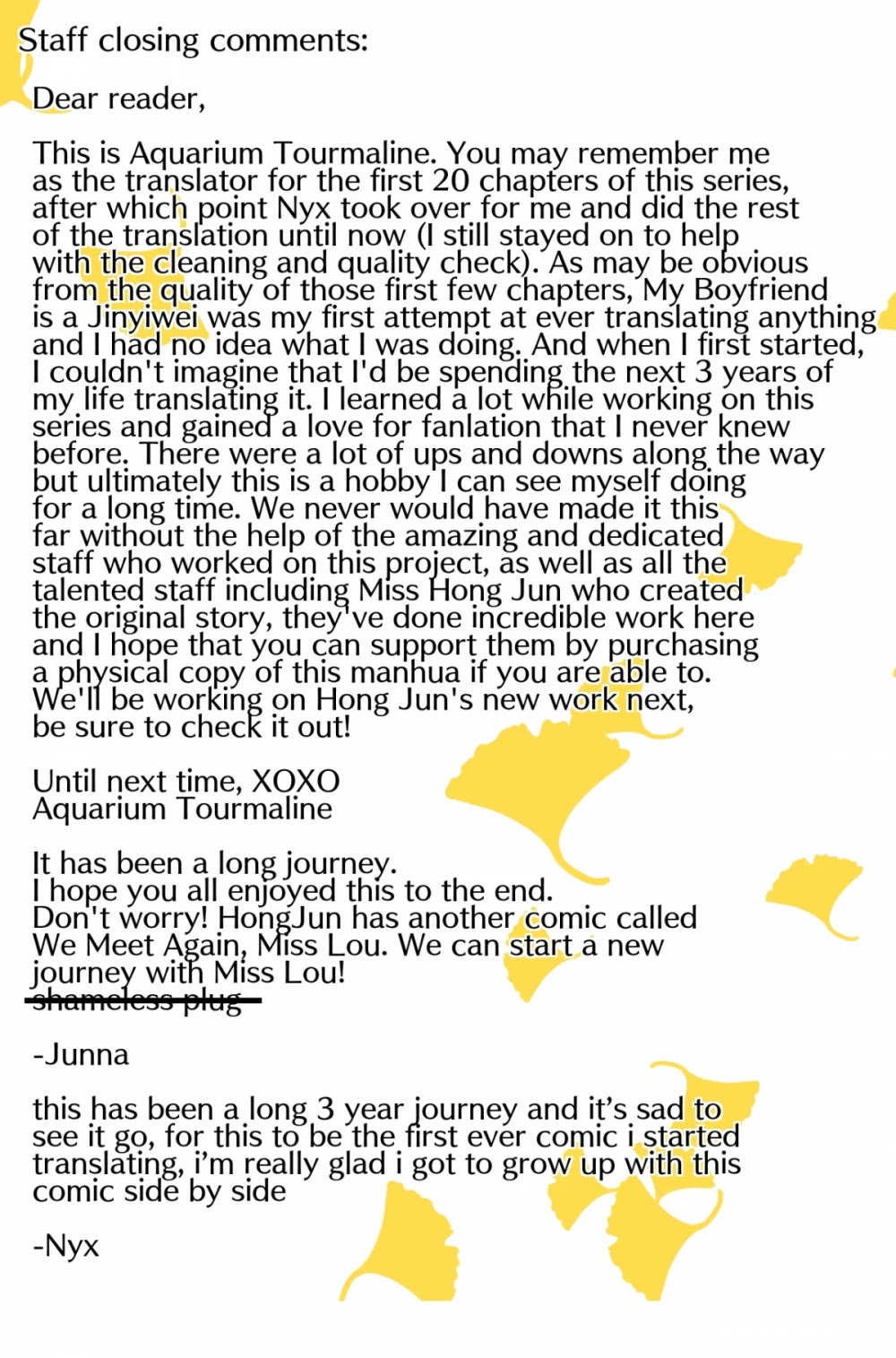 My Boyfriend is a Jinyiwei Chapter 2.99 page 65 - Vol.2 Chapter 99: 7th reincarnation's end [END]