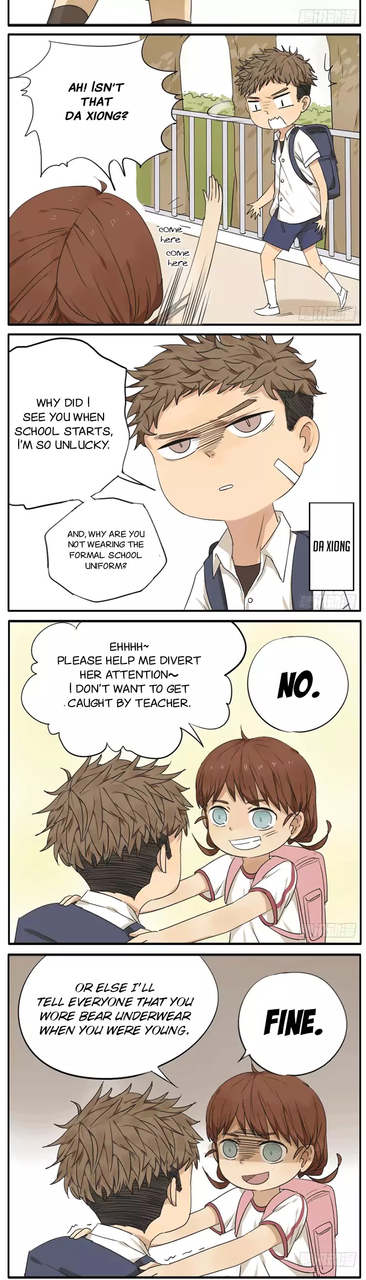 My Brother is A Big Idiot! Chapter 18 page 3 - Chapter 18: Classmates in The Same Class