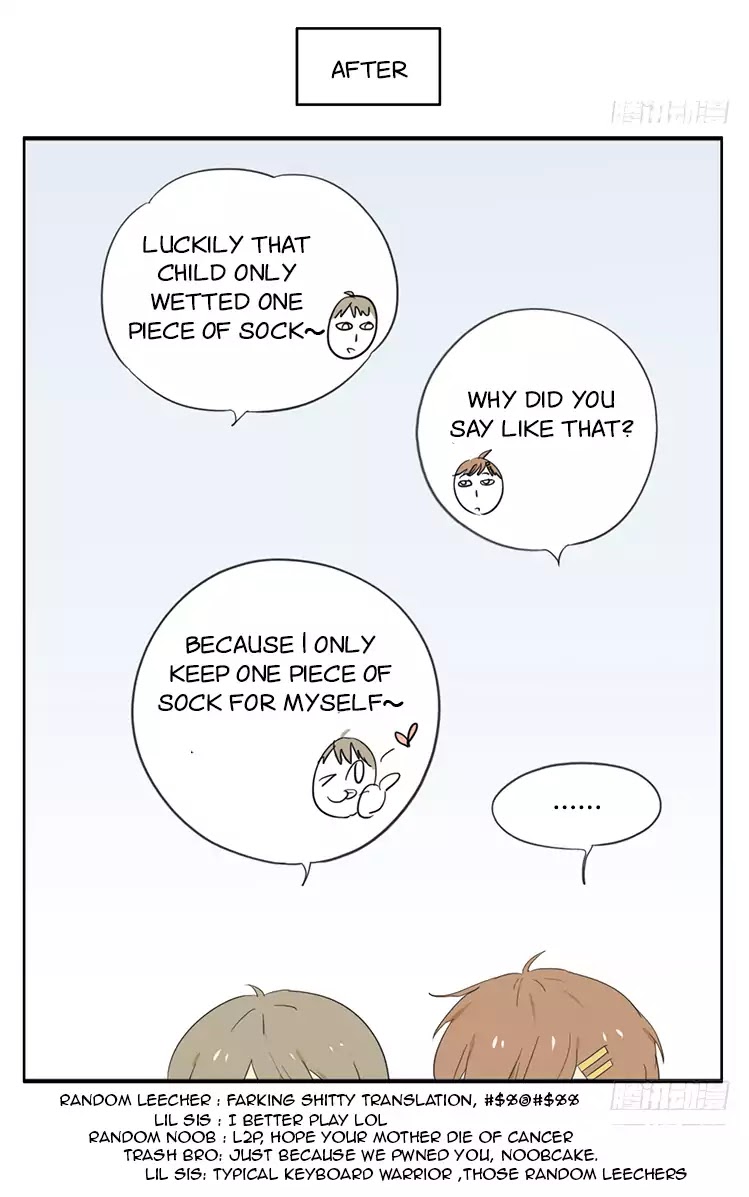 My Brother is A Big Idiot! Chapter 23 page 4 - Chapter 23: The Sock Is Wet