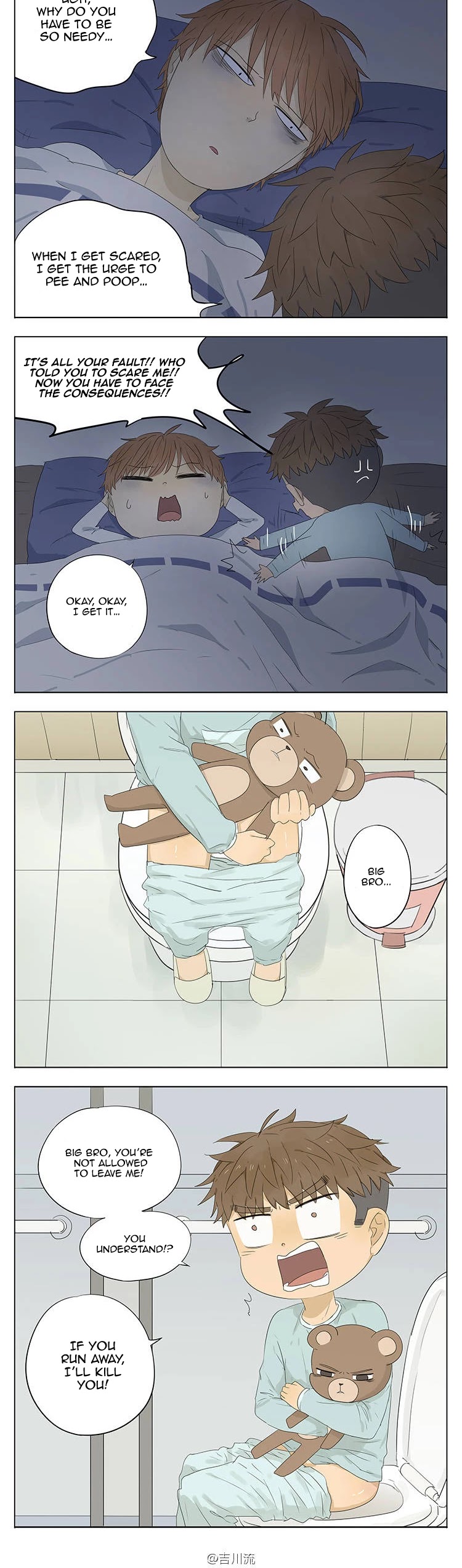 My Brother is A Big Idiot! Chapter 39 page 7 - Chapter 39: Brother, I want to go to the bathroom...