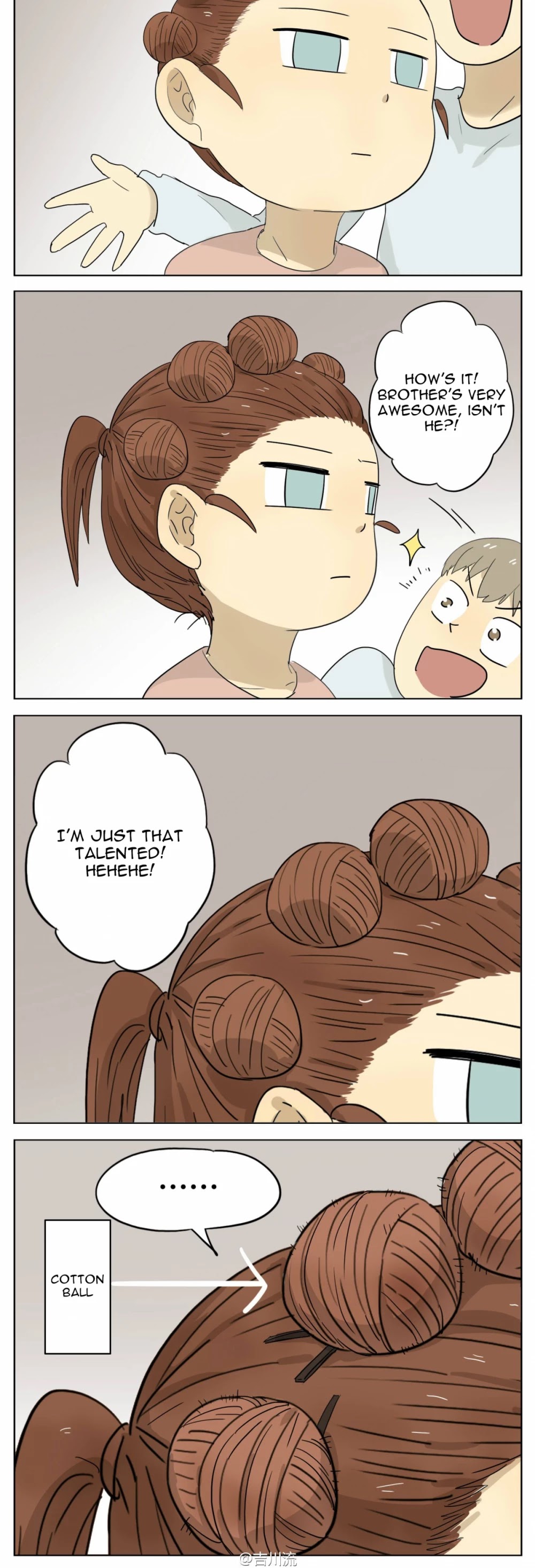 My Brother is A Big Idiot! Chapter 42 page 12 - Chapter 42: Sister’s hair buns