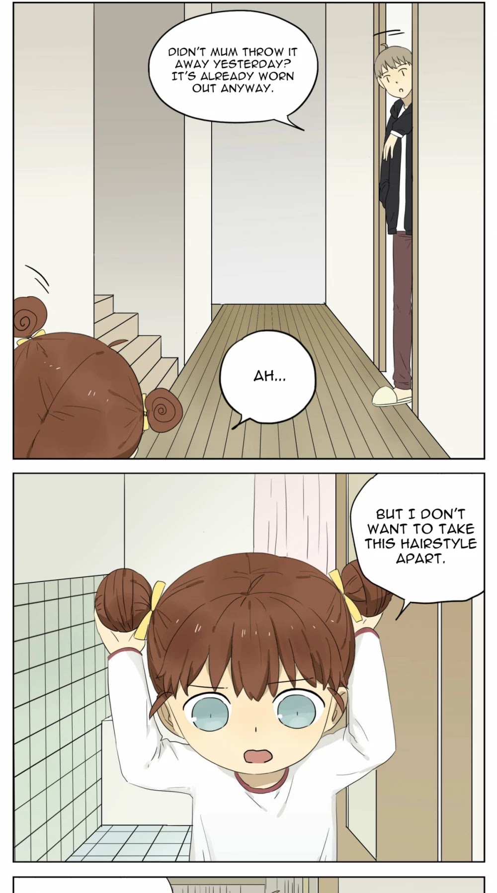 My Brother is A Big Idiot! Chapter 42 page 3 - Chapter 42: Sister’s hair buns