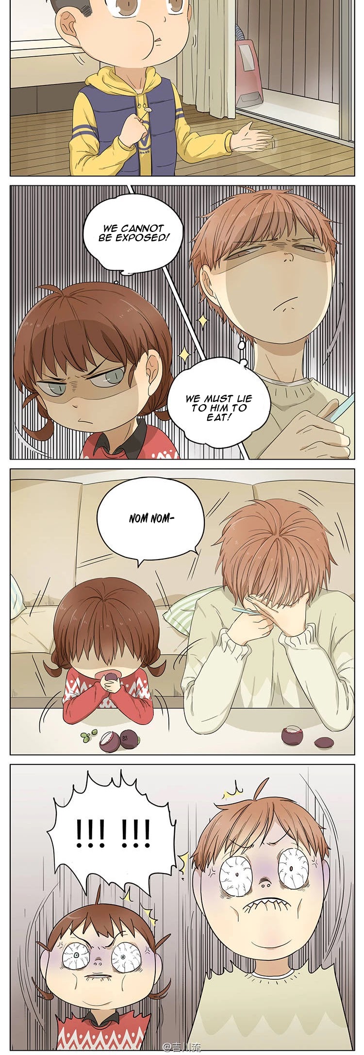 My Brother is A Big Idiot! Chapter 43 page 6 - Chapter 43: In order to let younger brother eat mangosteens, older brother also tried it