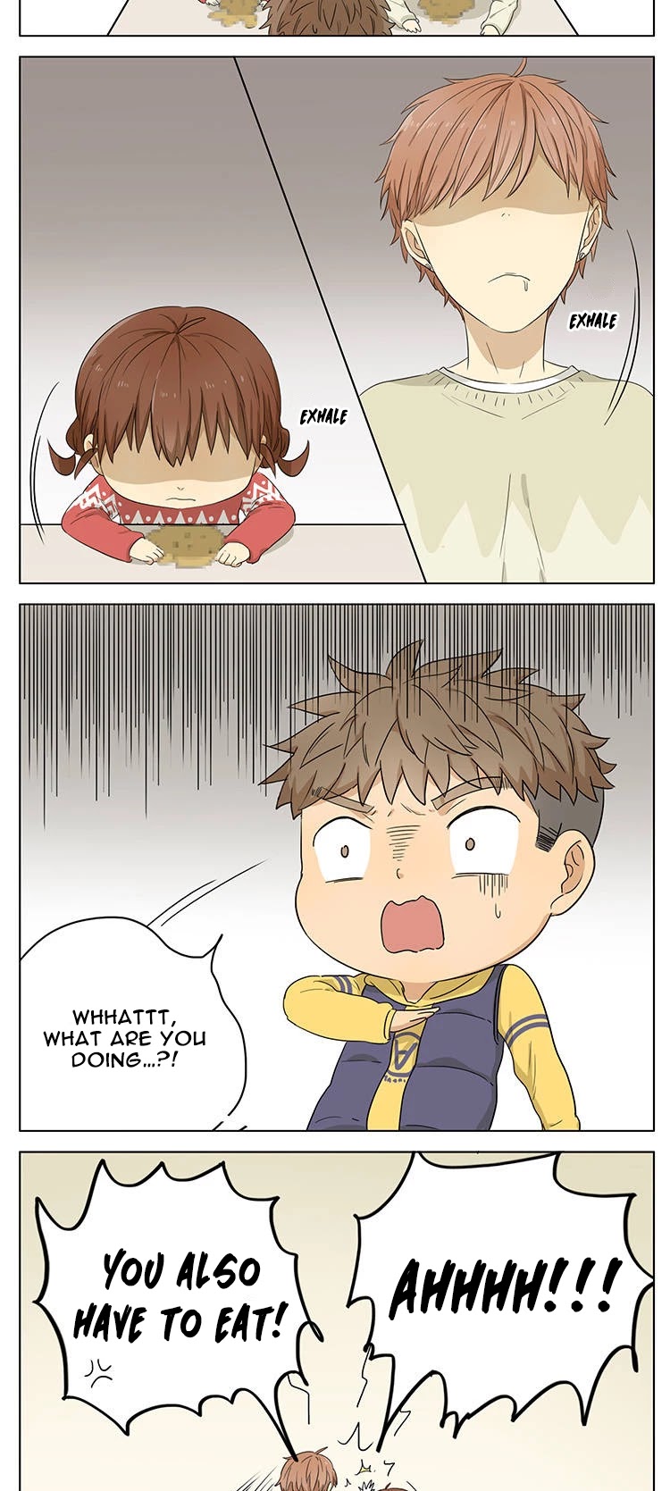 My Brother is A Big Idiot! Chapter 43 page 8 - Chapter 43: In order to let younger brother eat mangosteens, older brother also tried it