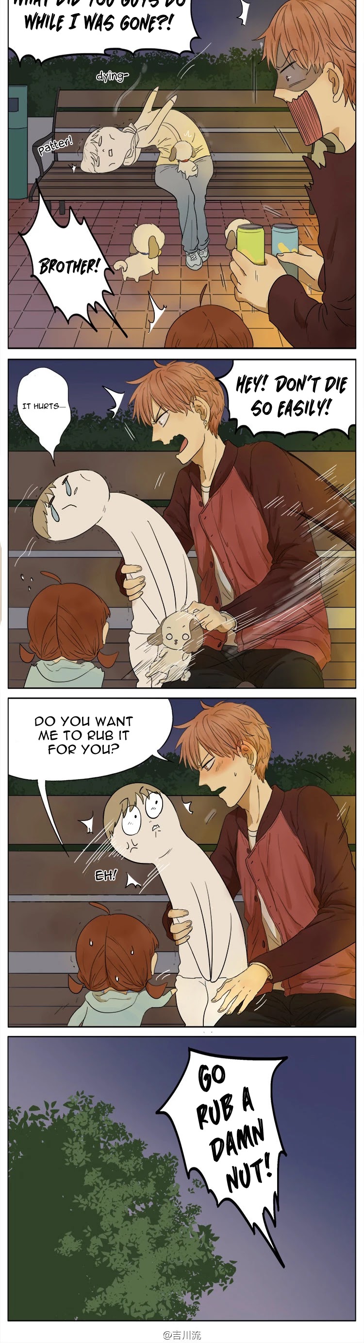 My Brother is A Big Idiot! Chapter 46 page 7 - Chapter 46: There was an accident when walking the dog