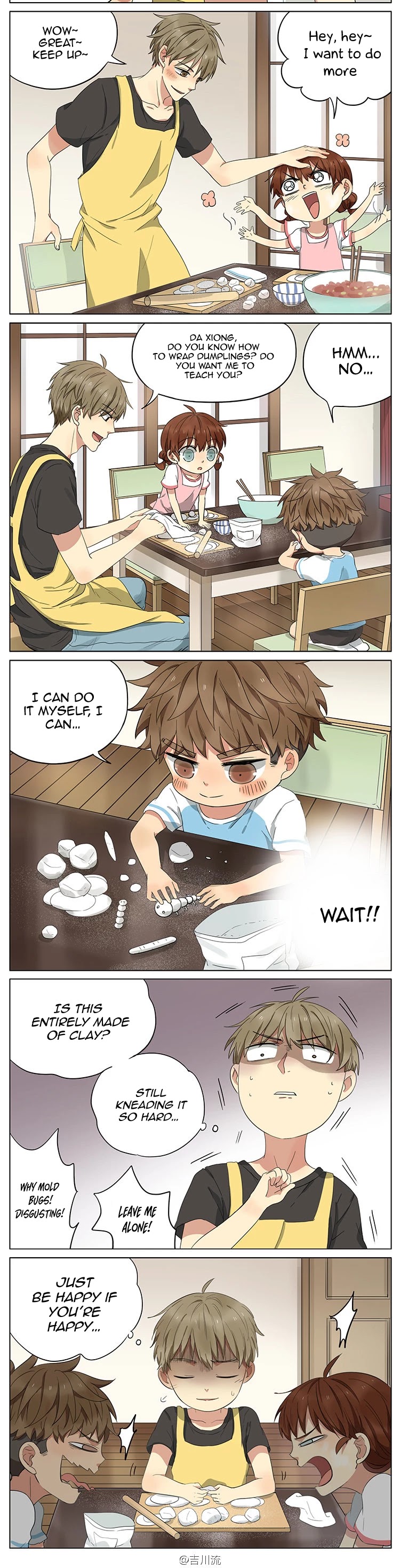 My Brother is A Big Idiot! Chapter 54 page 2 - Chapter 54: Let’s make dumplings together