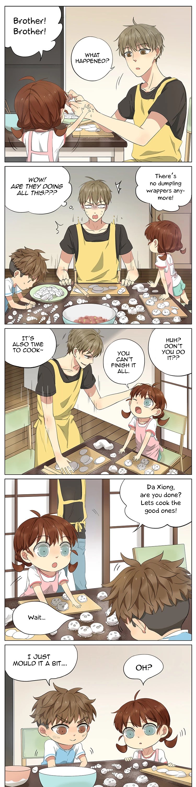 My Brother is A Big Idiot! Chapter 54 page 3 - Chapter 54: Let’s make dumplings together