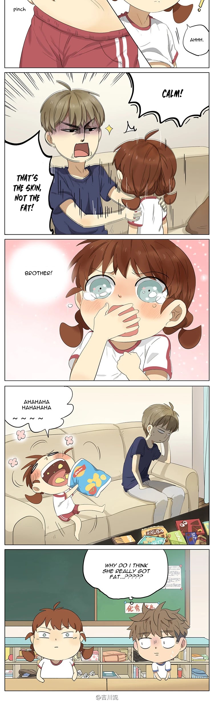 My Brother is A Big Idiot! Chapter 56 page 6 - Chapter 56: became fatter