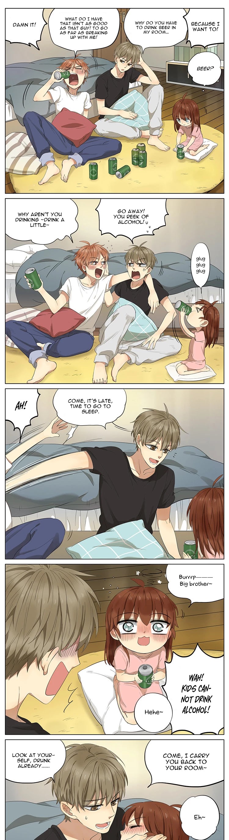 My Brother is A Big Idiot! Chapter 58 page 1 - Chapter 58: I also want kisses