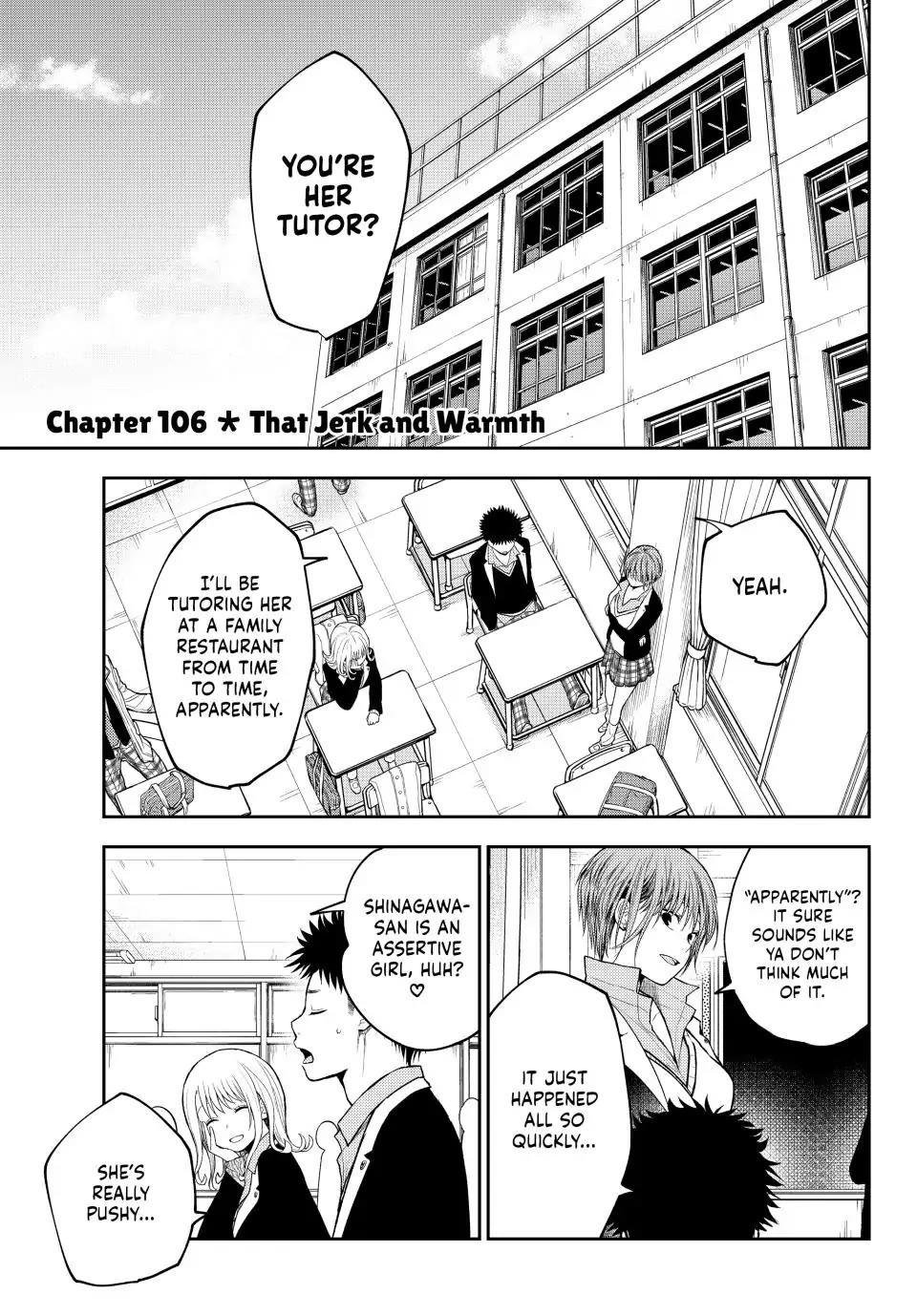 My Charms Are Wasted On Kuroiwa Medaka Chapter 106 page 1 - Chapter 106: That Jerk and Warmth