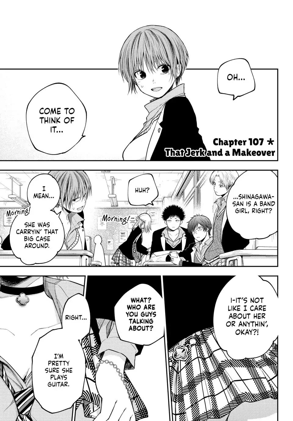 My Charms Are Wasted On Kuroiwa Medaka Chapter 107 page 1 - Chapter 107: That Jerk and a Makeover
