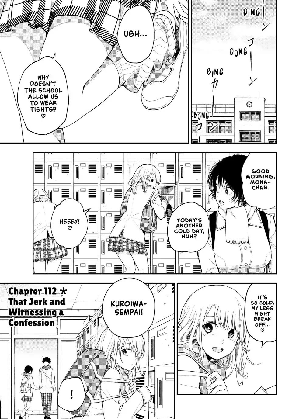 My Charms Are Wasted On Kuroiwa Medaka Chapter 112 page 1 - Chapter 112: That Jerk and Witnessing a Confession
