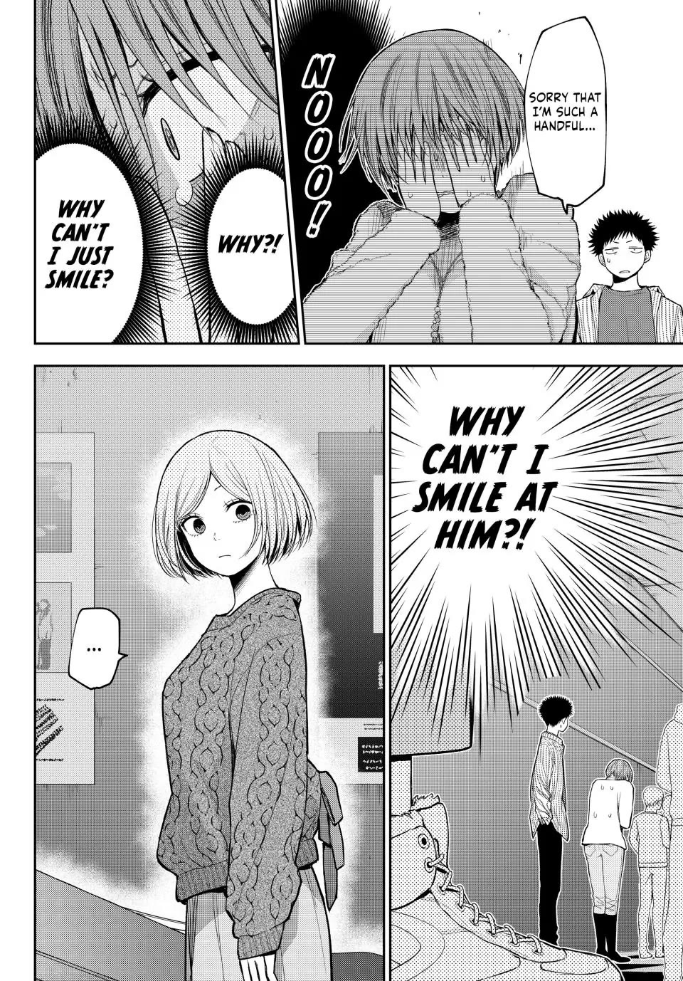 My Charms Are Wasted On Kuroiwa Medaka Chapter 115 page 14 - Chapter 115: That Girl and Holding Hands