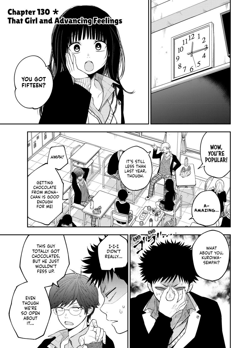 My Charms Are Wasted On Kuroiwa Medaka Chapter 130 page 1 - Chapter 130: That Girl and Advancing Feelings