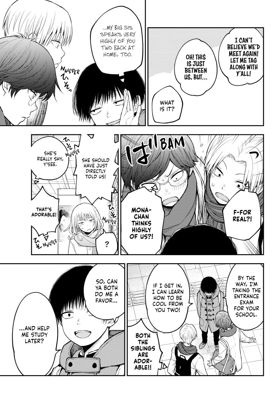 My Charms Are Wasted On Kuroiwa Medaka Chapter 133 page 6 - Chapter 133: That Jerk and Fessing up