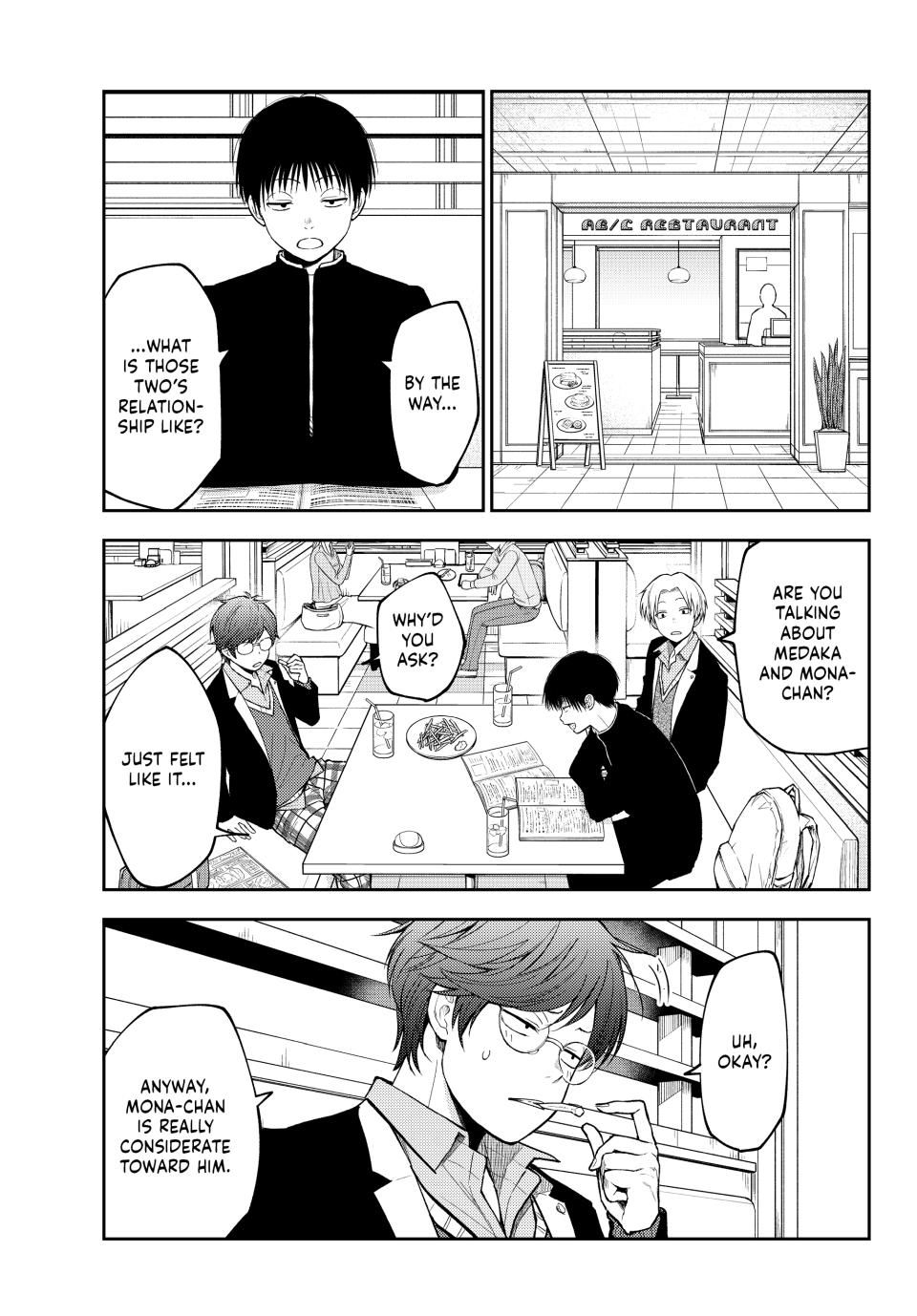 My Charms Are Wasted On Kuroiwa Medaka Chapter 135 page 11 - Chapter 135: That Jerk and Their Own Pace