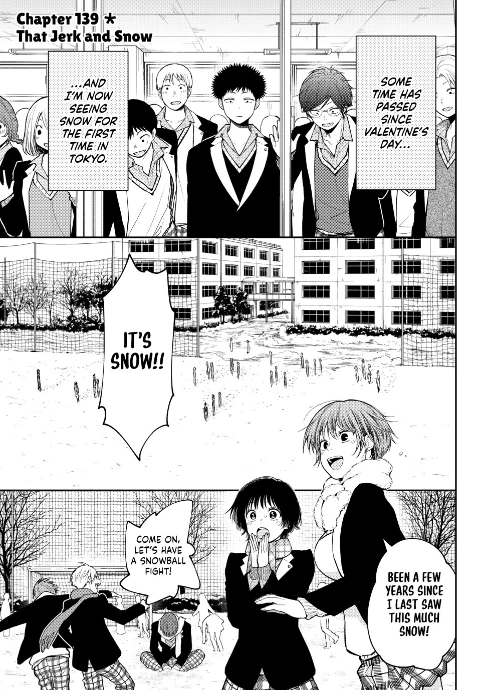 My Charms Are Wasted On Kuroiwa Medaka Chapter 139 page 1 - Chapter 139: That Jerk and Snow
