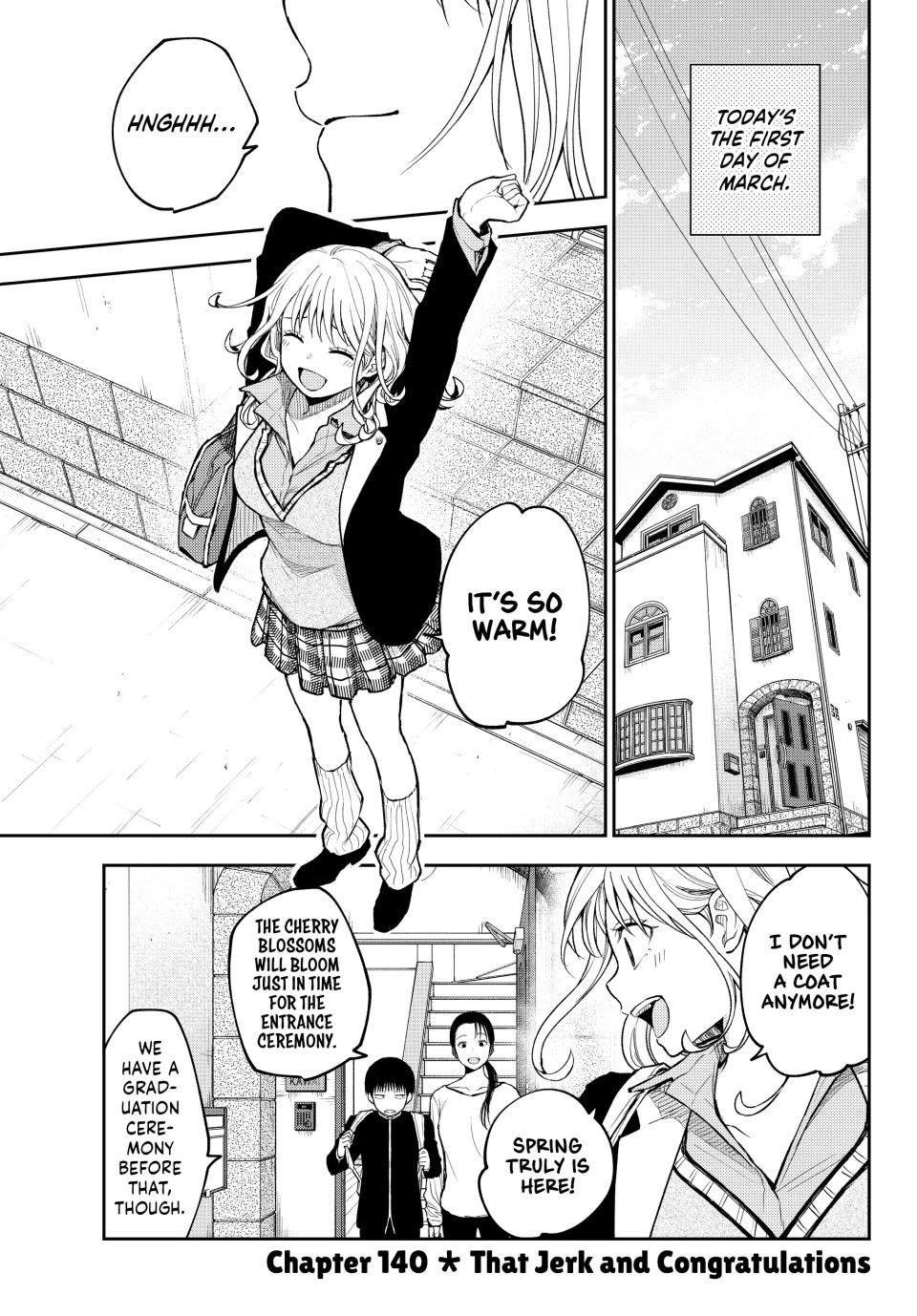 My Charms Are Wasted On Kuroiwa Medaka Chapter 140 page 1 - Chapter 140: That Jerk and Congratulations