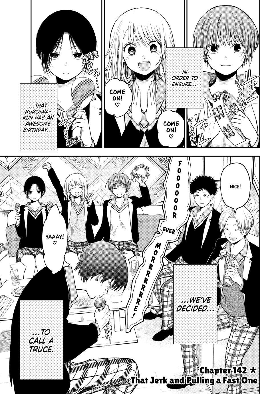 My Charms Are Wasted On Kuroiwa Medaka Chapter 142 page 1 - Chapter 142: That Jerk and Pulling a Fast One