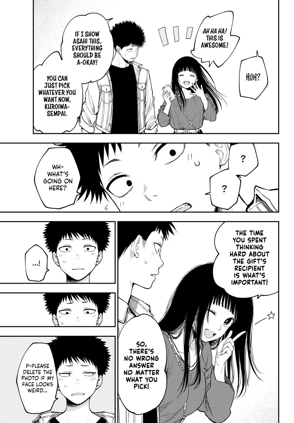 My Charms Are Wasted On Kuroiwa Medaka Chapter 143 page 11 - Chapter 143: That Jerk and Thank-You Gifts