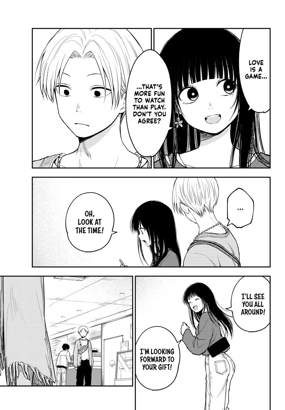 My Charms Are Wasted On Kuroiwa Medaka Chapter 143 page 13 - Chapter 143: That Jerk and Thank-You Gifts