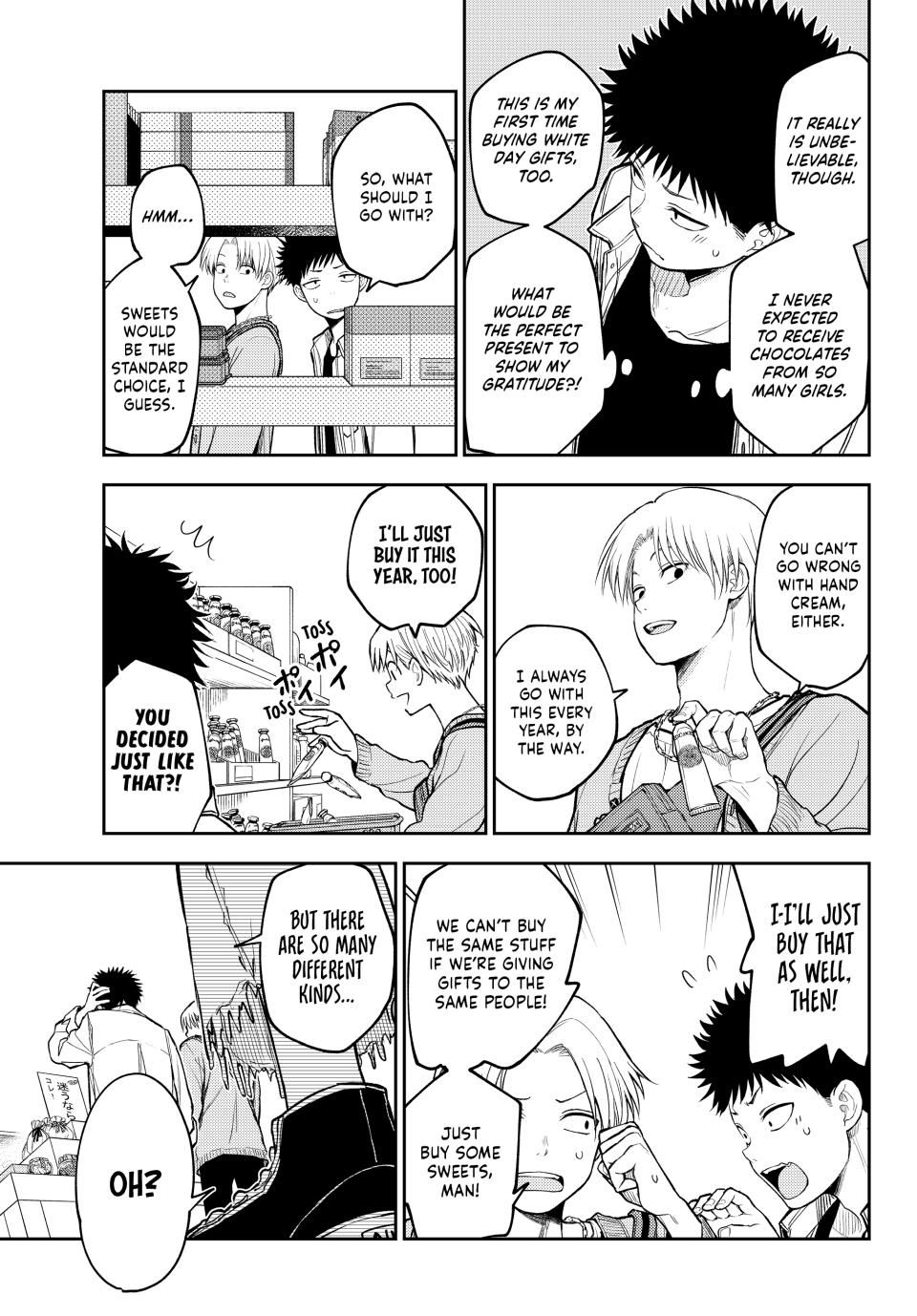My Charms Are Wasted On Kuroiwa Medaka Chapter 143 page 3 - Chapter 143: That Jerk and Thank-You Gifts