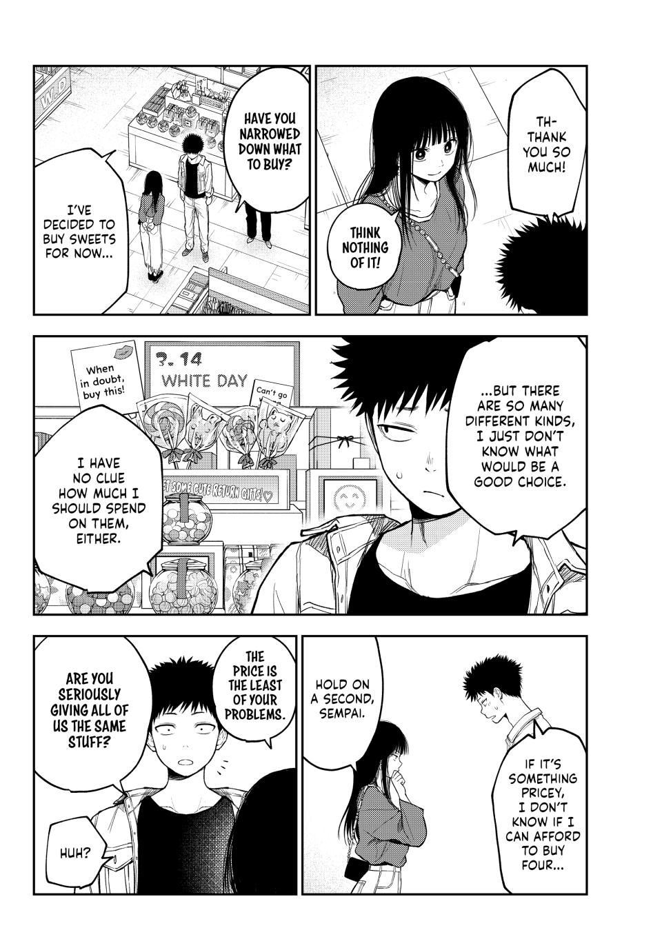 My Charms Are Wasted On Kuroiwa Medaka Chapter 143 page 6 - Chapter 143: That Jerk and Thank-You Gifts