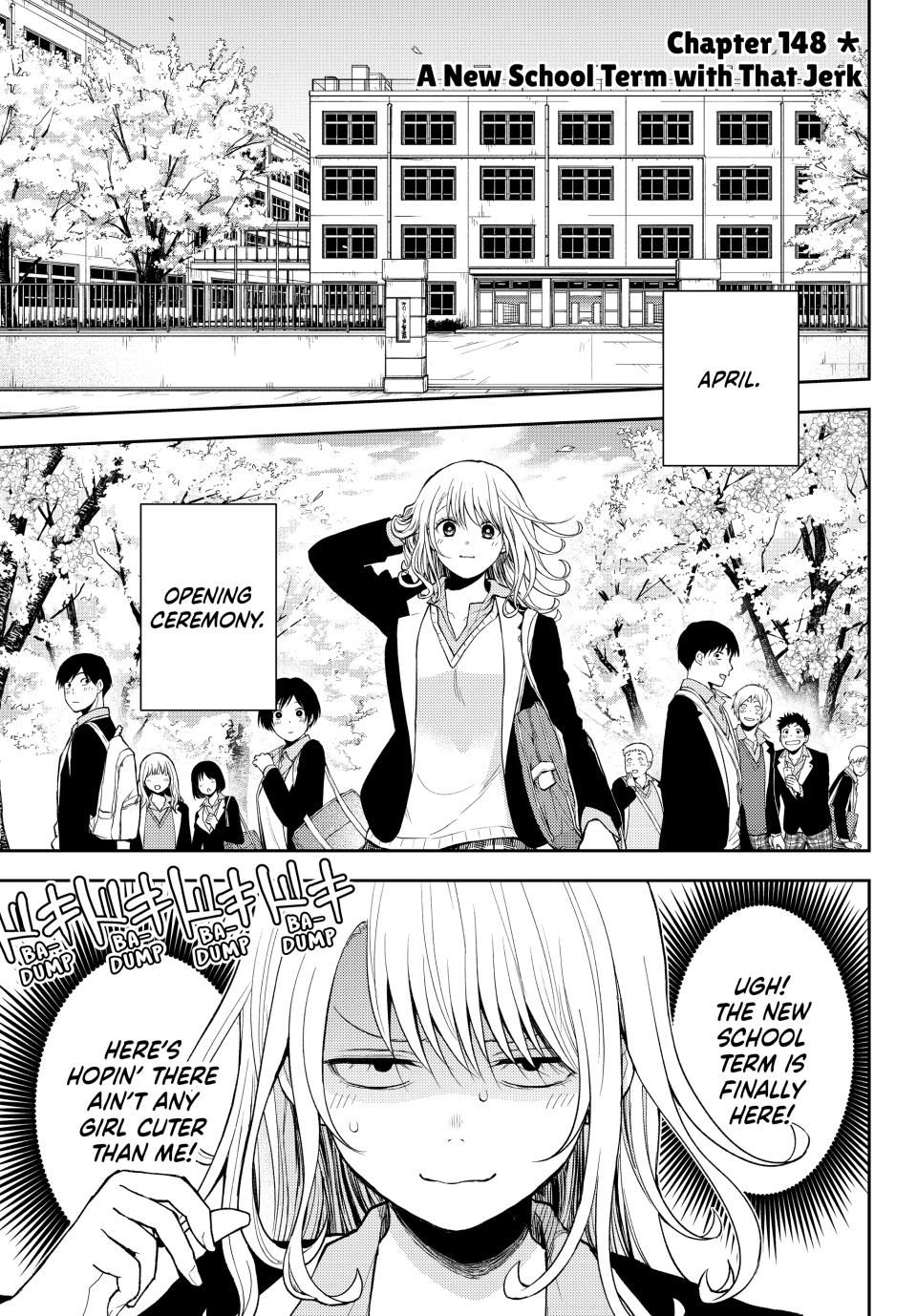 My Charms Are Wasted On Kuroiwa Medaka Chapter 148 page 1 - Chapter 148: A New School Term with That Jerk
