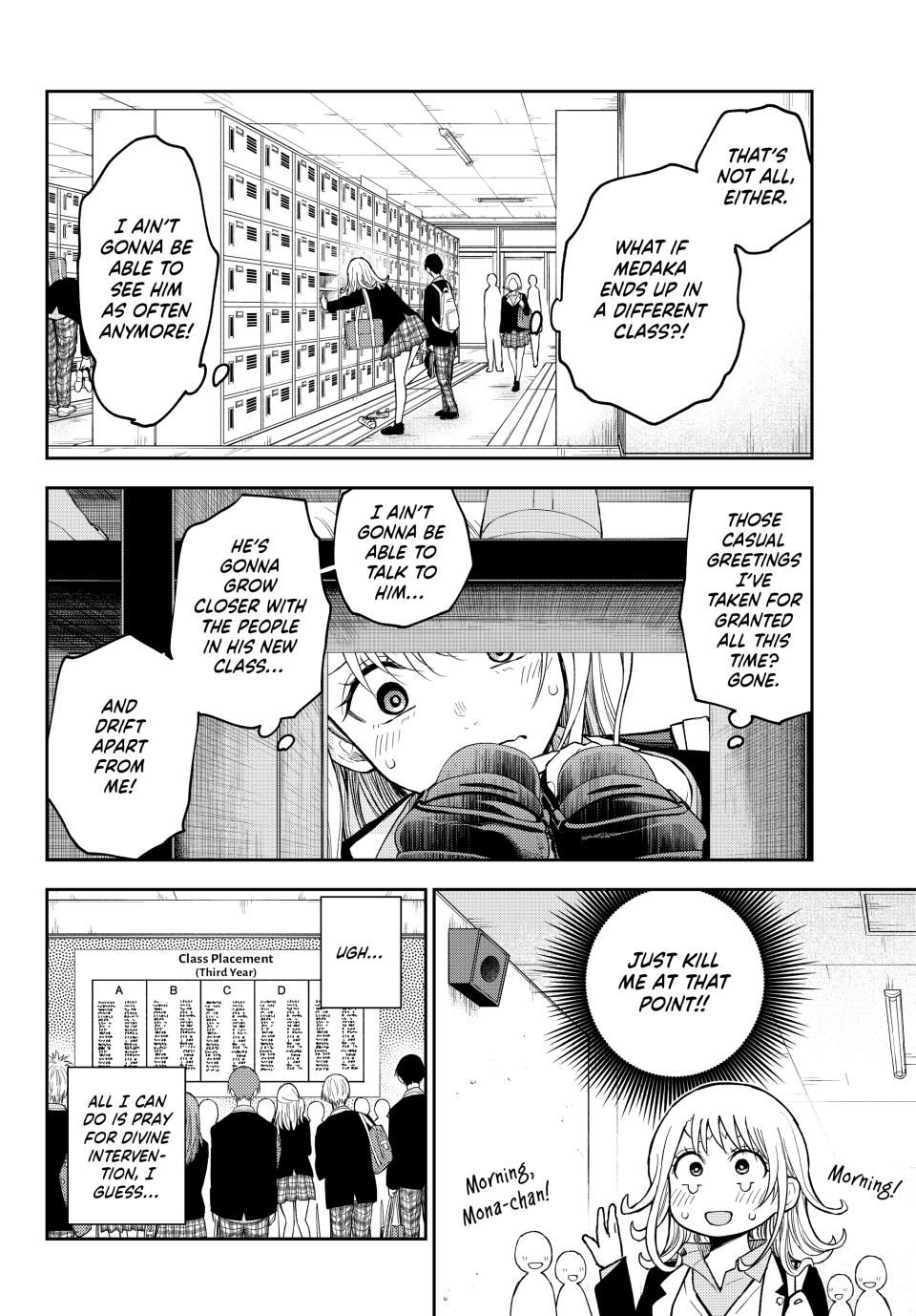 My Charms Are Wasted On Kuroiwa Medaka Chapter 148 page 2 - Chapter 148: A New School Term with That Jerk