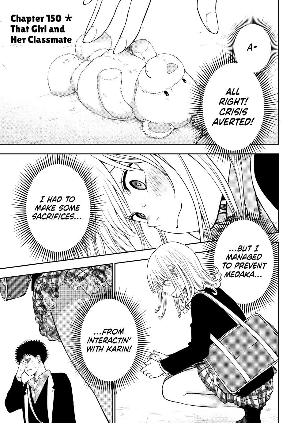 My Charms Are Wasted On Kuroiwa Medaka Chapter 150 page 1 - Chapter 150: That Girl and Her Classmate