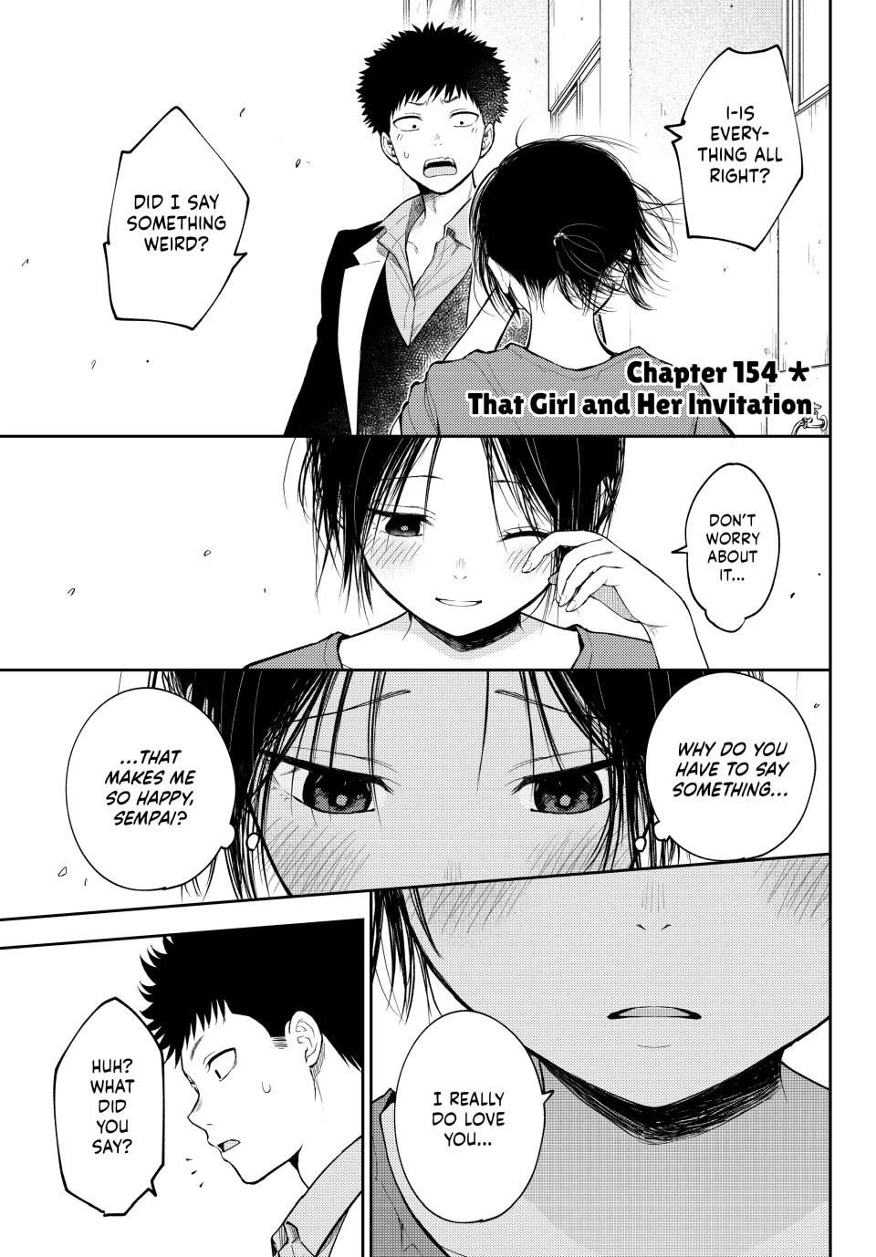My Charms Are Wasted On Kuroiwa Medaka Chapter 154 page 1 - Chapter 154: That Girl and Her Invitation