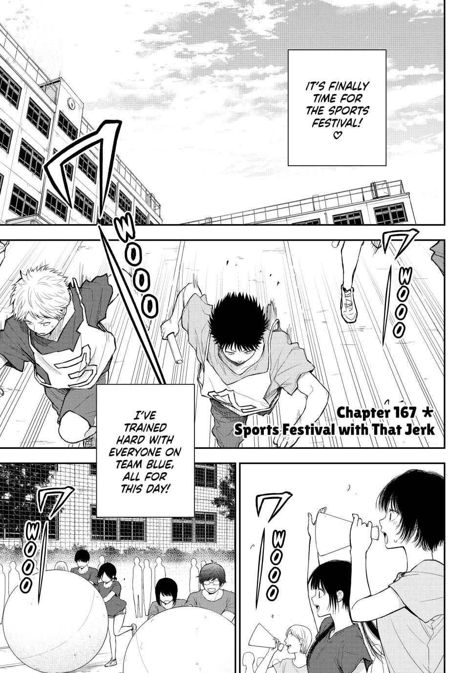 My Charms Are Wasted On Kuroiwa Medaka Chapter 167 page 1 - Chapter 167: Sports Festival with That Jerk