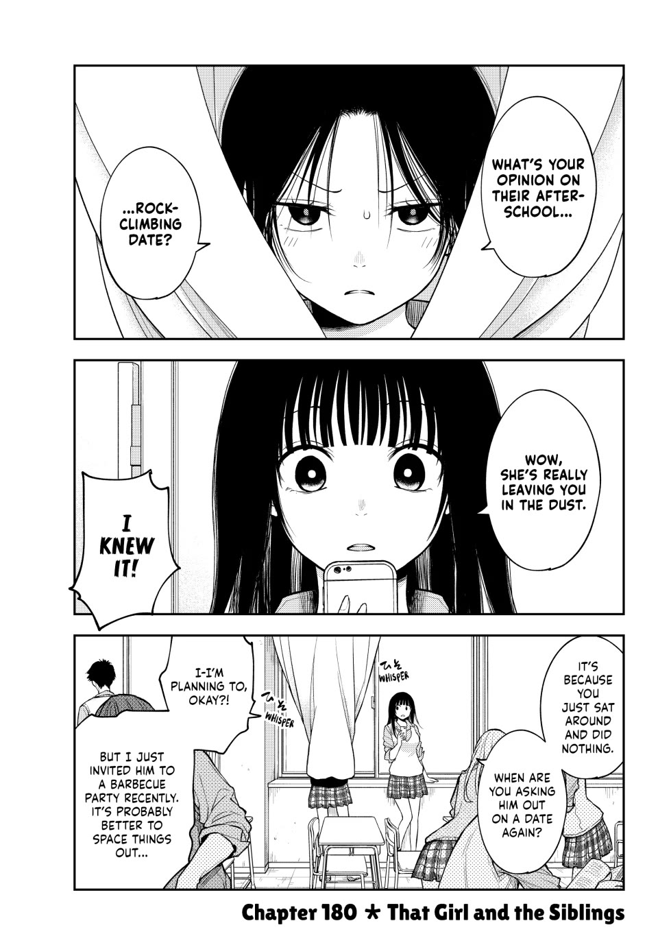 My Charms Are Wasted On Kuroiwa Medaka Chapter 180 page 1 - Chapter 180: That Girl and the Siblings