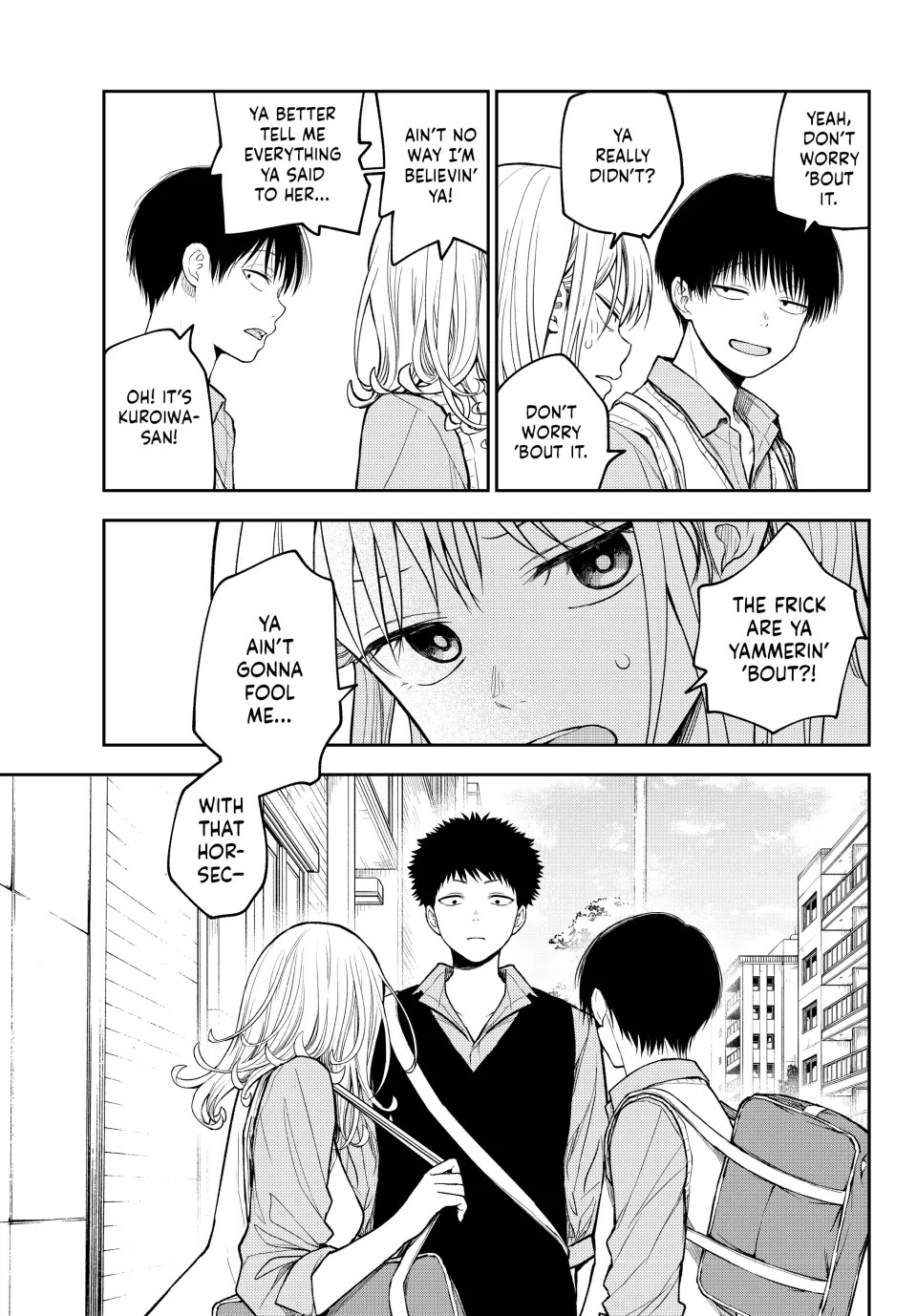 My Charms Are Wasted On Kuroiwa Medaka Chapter 182 page 7 - Chapter 182: That Jerk and the Kansai Dialect