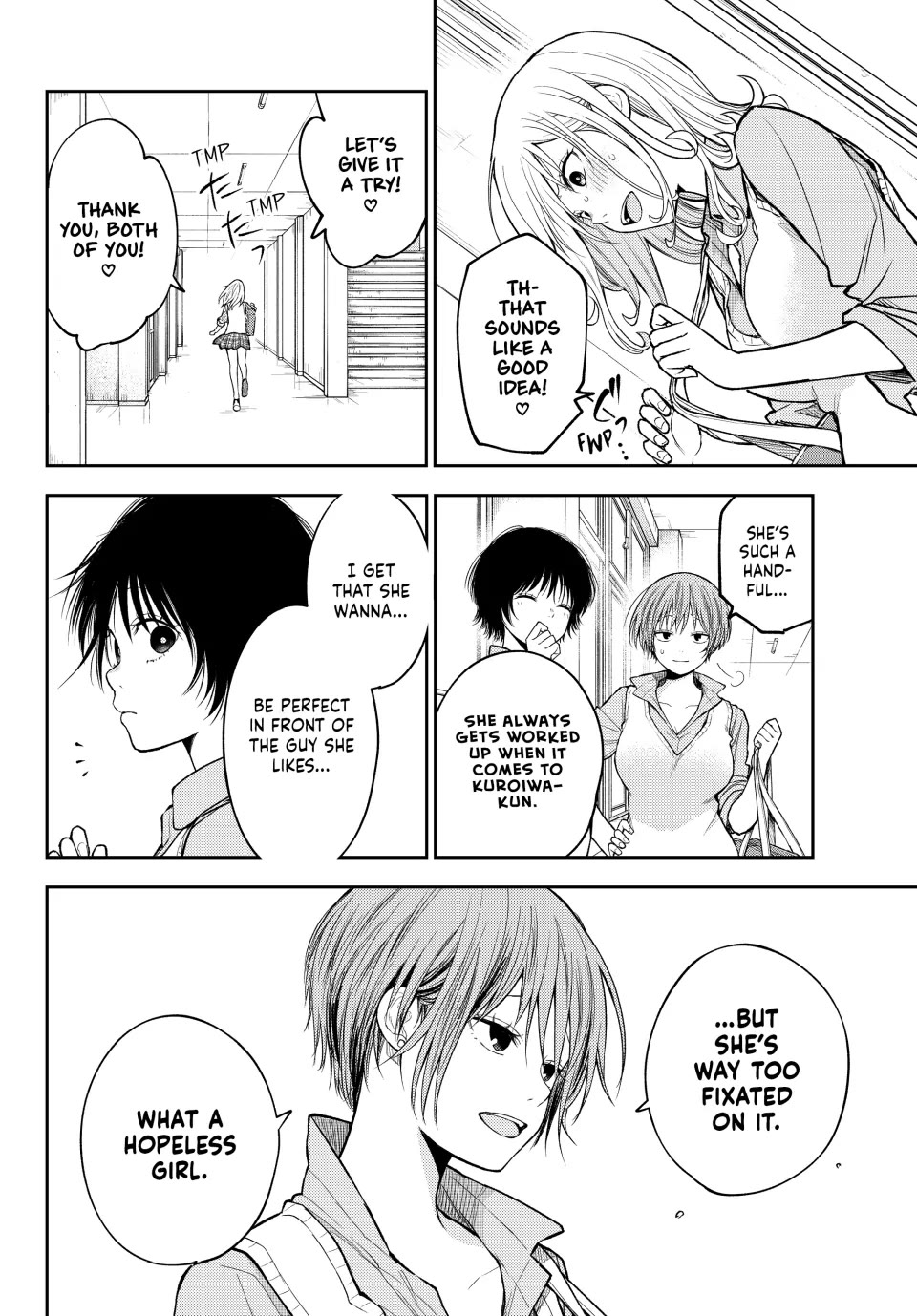 My Charms Are Wasted On Kuroiwa Medaka Chapter 186 page 4 - Chapter 186: That Jerk and the Overthinker
