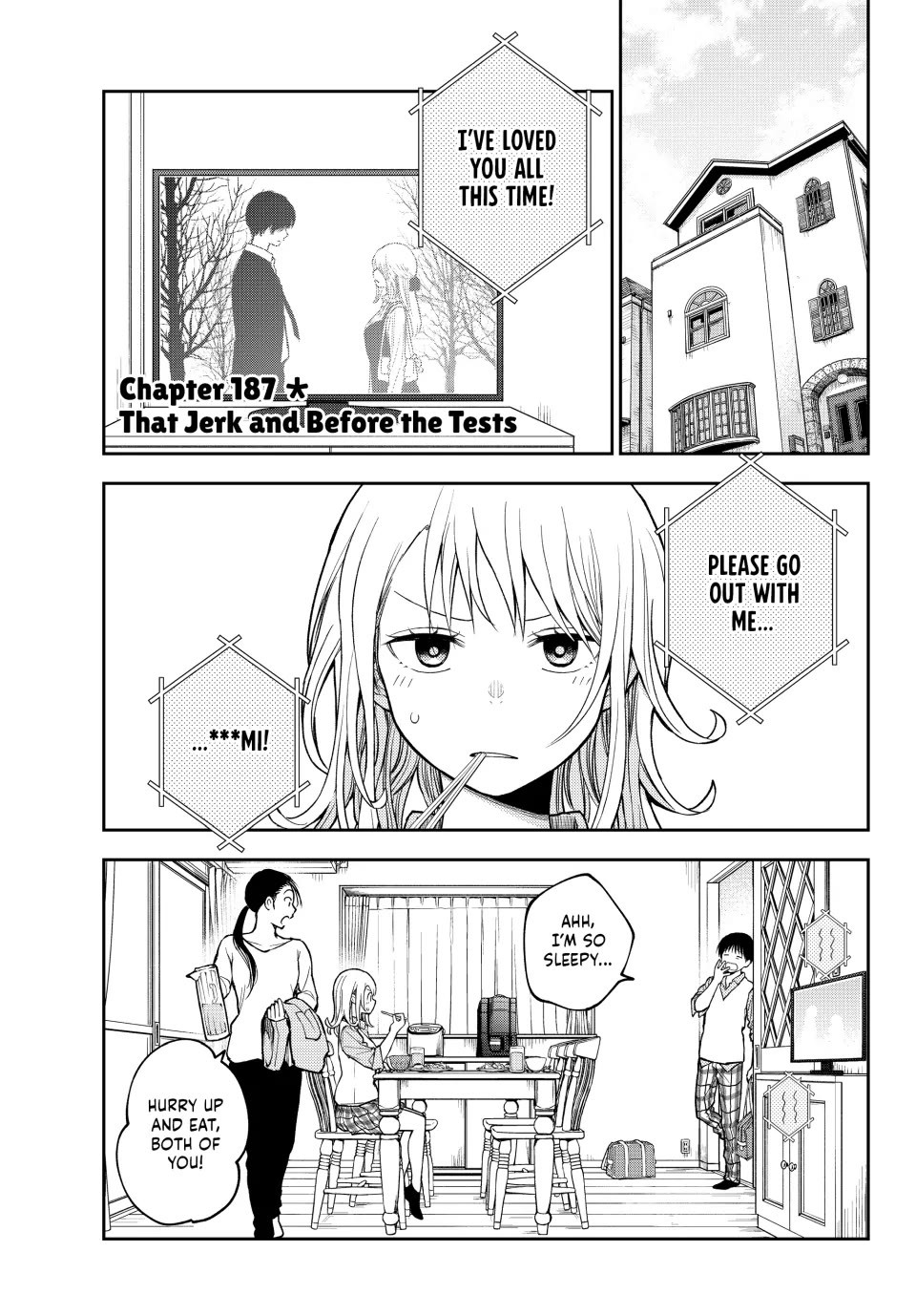My Charms Are Wasted On Kuroiwa Medaka Chapter 187 page 1 - Chapter 187: That Jerk and Before the Tests