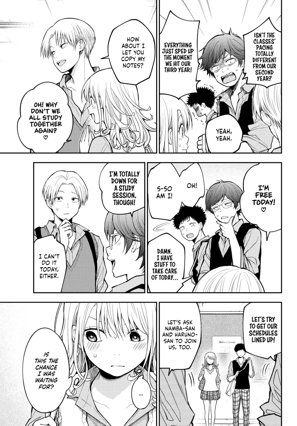 My Charms Are Wasted On Kuroiwa Medaka Chapter 187 page 7 - Chapter 187: That Jerk and Before the Tests