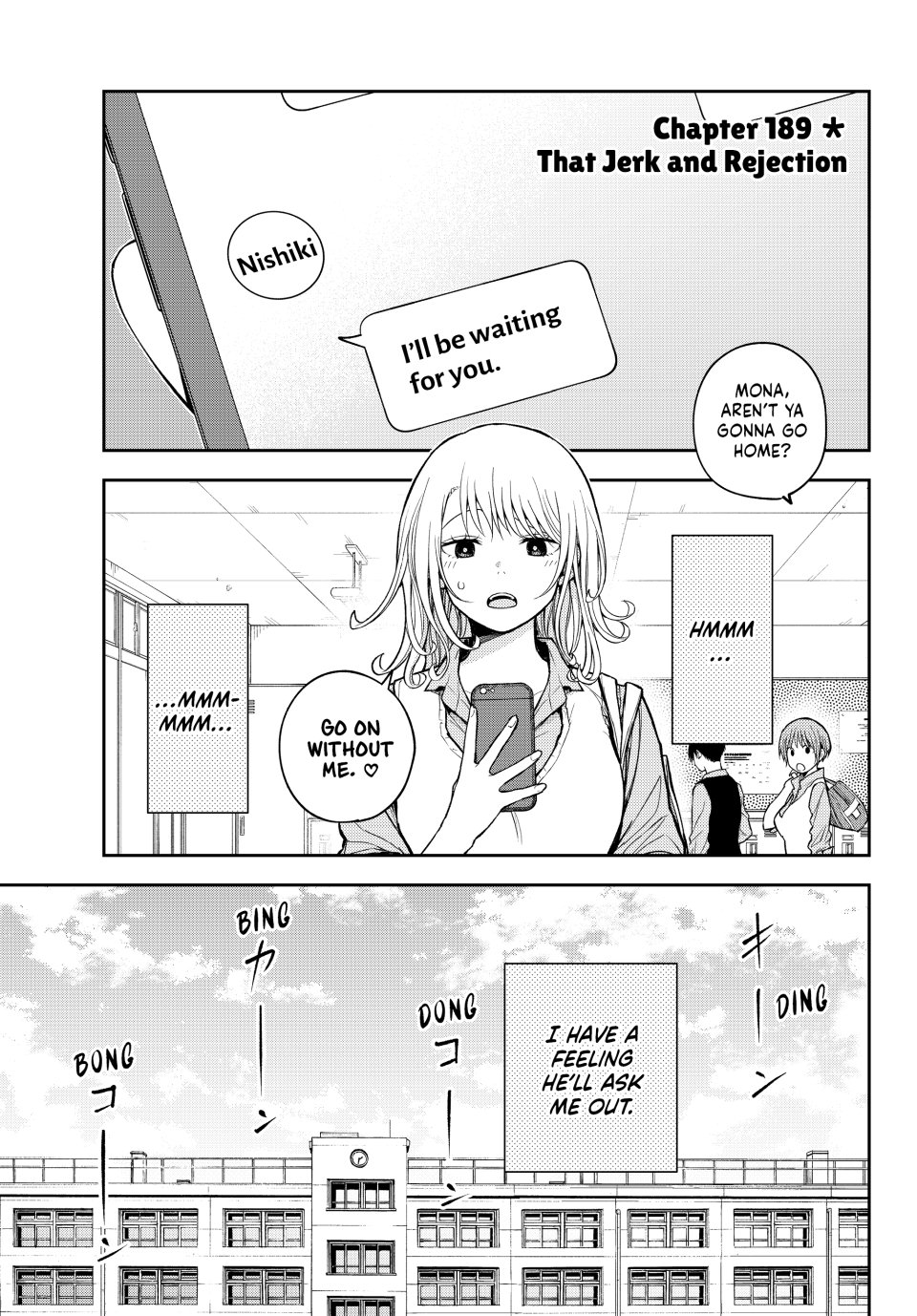 My Charms Are Wasted On Kuroiwa Medaka Chapter 189 page 1 - Chapter 189: That Jerk and Rejection