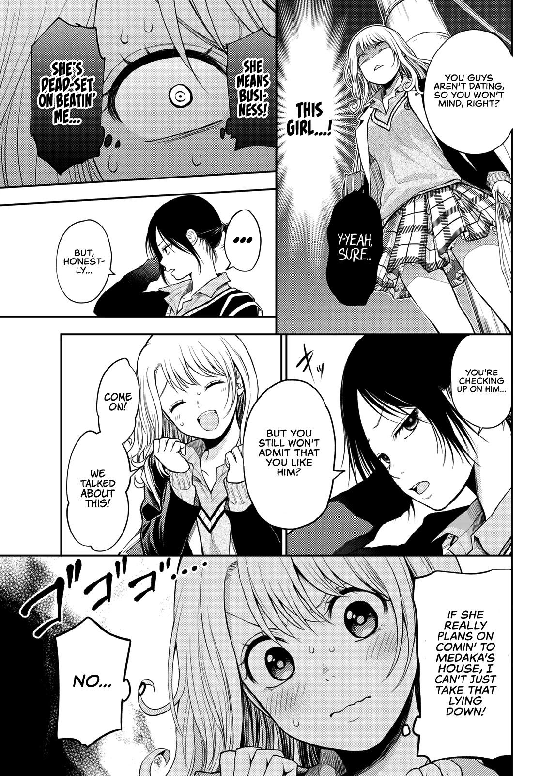 My Charms Are Wasted On Kuroiwa Medaka Chapter 19 page 8 - Chapter 19: Nursing That Bastard