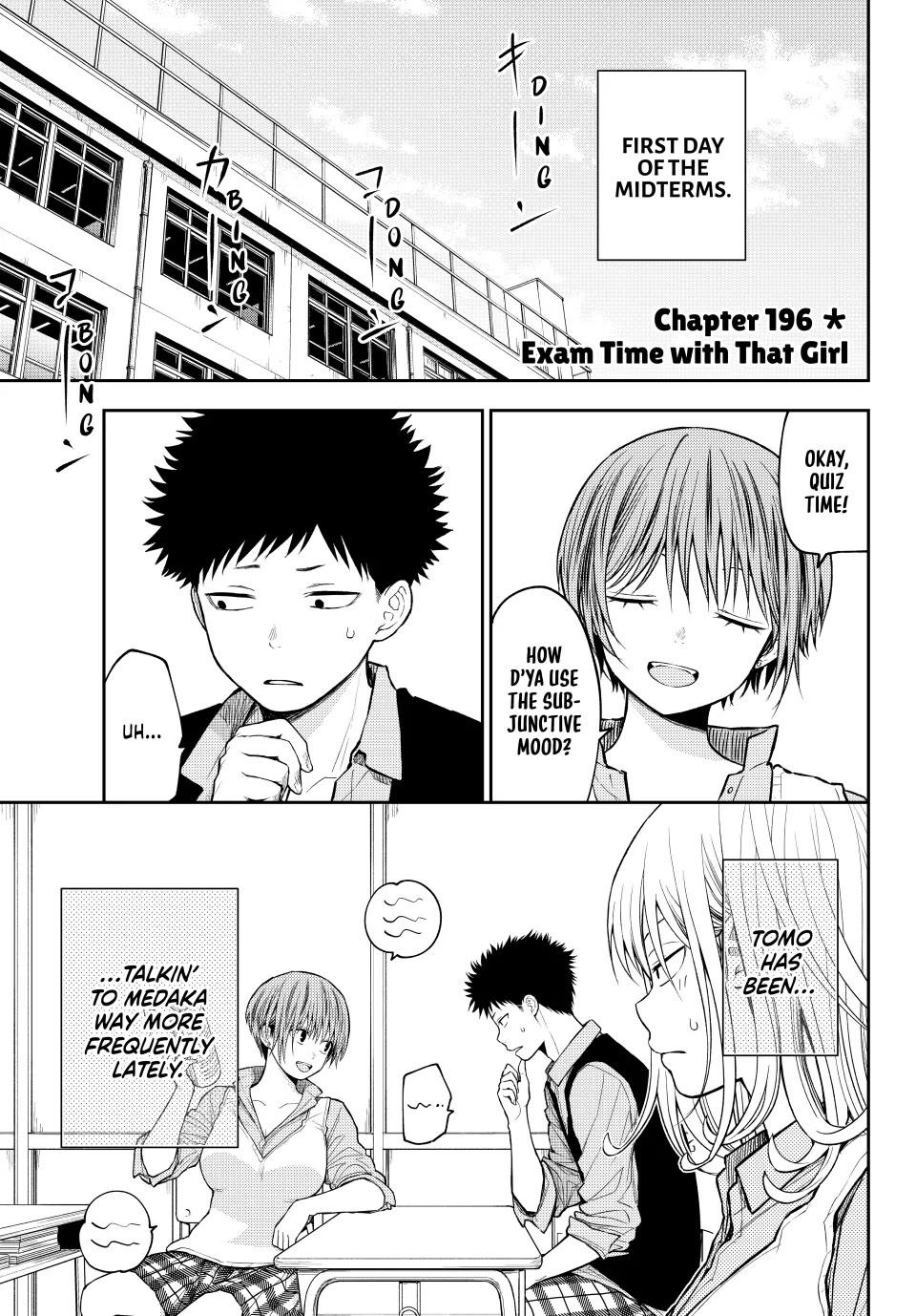My Charms Are Wasted On Kuroiwa Medaka Chapter 196 page 1 - Chapter 196: Exam Time with That Girl